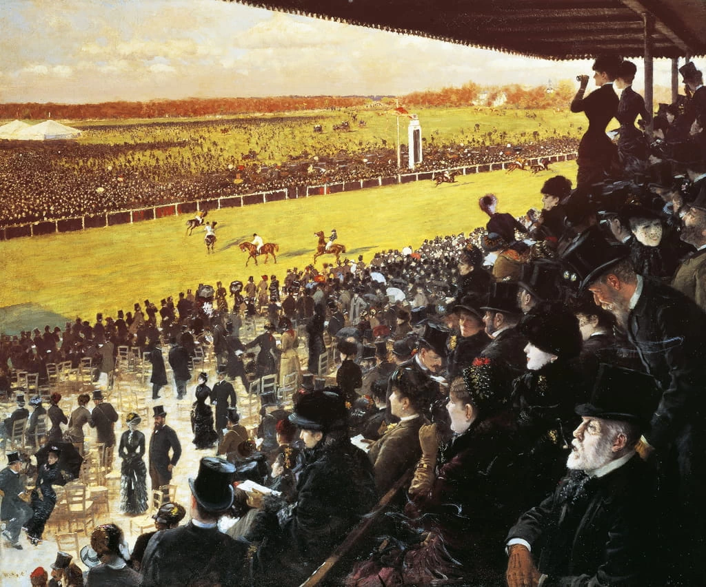 Giuseppe De Nittis - Gare a Longchamps